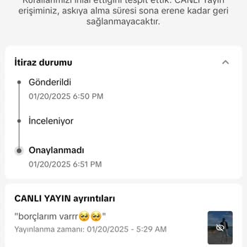 Haksız Canlı Yayın Engeli