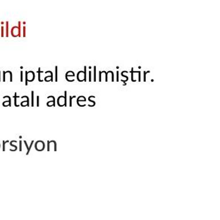 Yanlış Adres Sorunu Ve Saygısız Kurye Davranışı