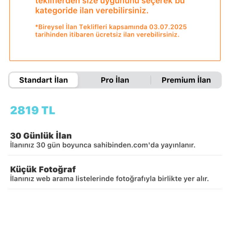 Ücretsiz İlan Hakkı Ve Artan Fiyatlar Hakkında Hayal Kırıklığı