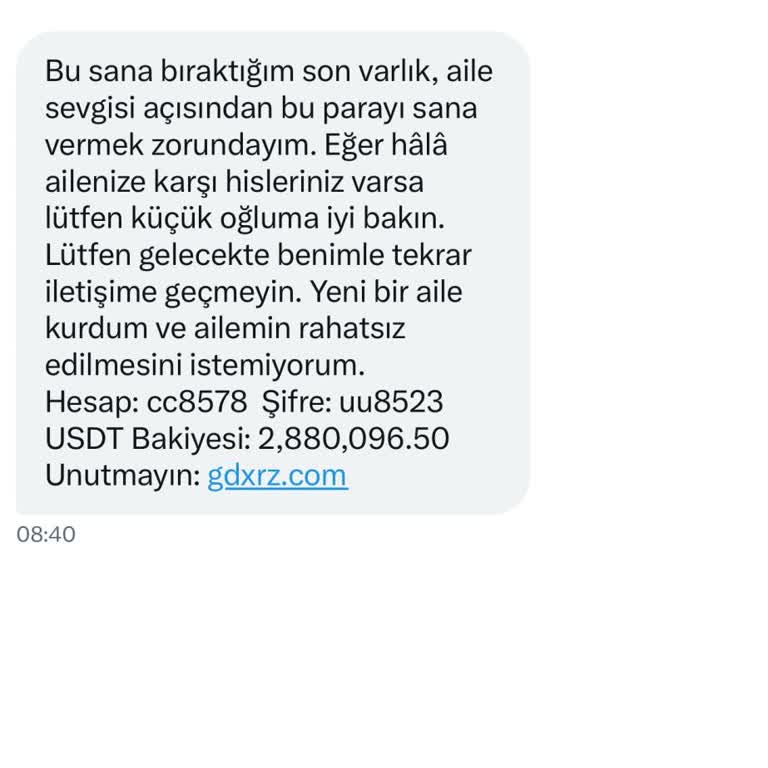 Yanlış Mesaj Ve Hesap Bilgileri Üzerine Şikayet