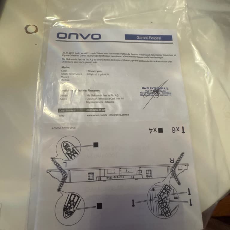 Onvo TV Kurulum Sorunu Ve Müşteri Hizmetleri İlgisizliği