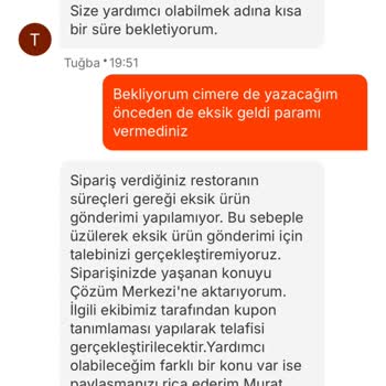 Popeyes Antalya Şubesinde Eksik Sipariş Ve İade Sorunu