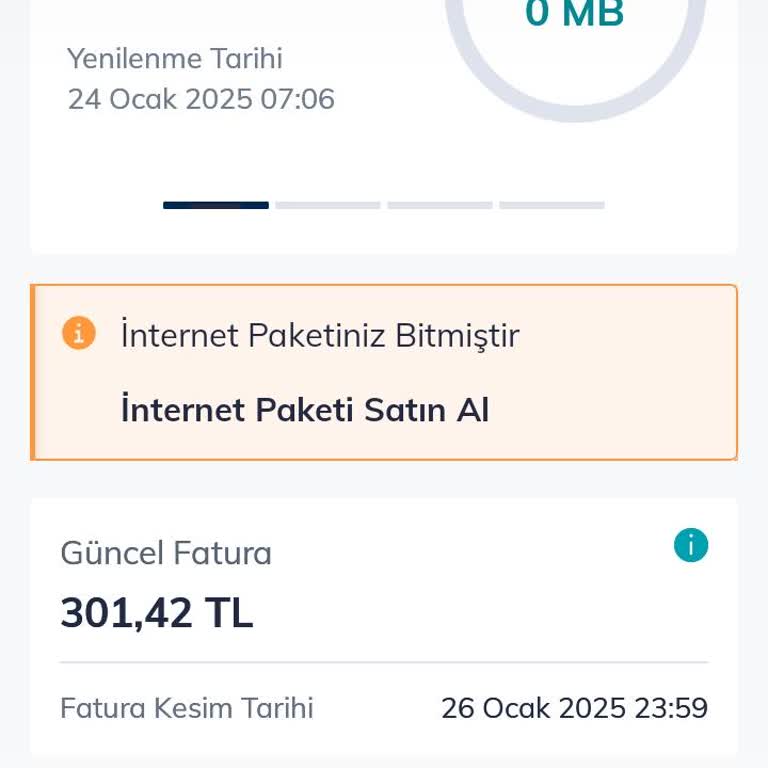 Fatura Artışı Ve Paket Sorunu