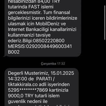 İzinsiz Para Çekme Girişimleri
