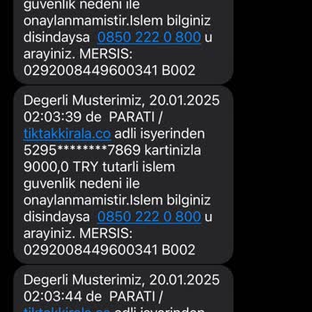 İzinsiz Para Çekme Girişimleri