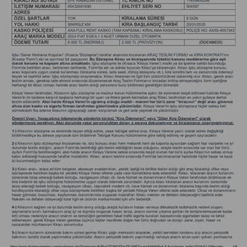 Sahte Araç Kiralama Sayfasıyla Karşılaşılan Kayıp