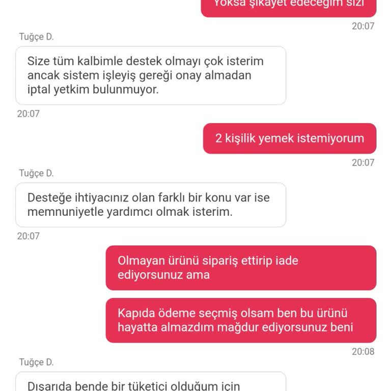 Sipariş İptalleri Ve Yetersiz Çözüm