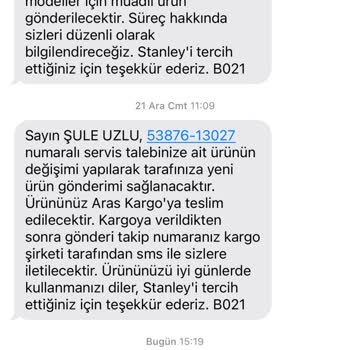 Stanley Termos Teslimatında Uzun Süreli Gecikme