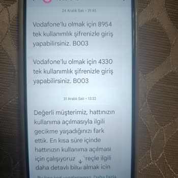 Numara Taşıma Sürecinde Yaşanan Aktivasyon Sorunu