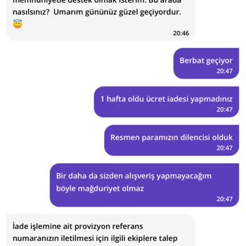 Getir'den Bozuk Ürün Ve İade Sorunu