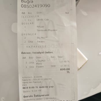 Yanlış Sipariş Ve Yetersiz Çözümle Aç Kaldık