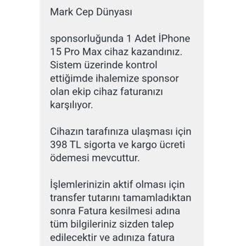 Kazandığım Çekilişin Ardındaki Hayal Kırıklığı Ve Tehditler