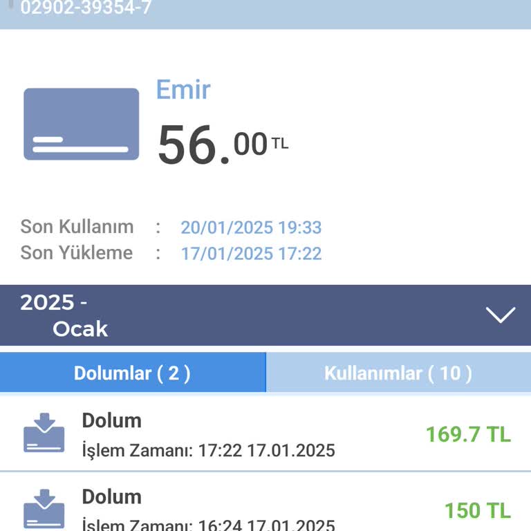 Kocaeli Kart Abonman Yükleme Sorunu