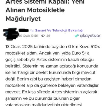 Artes Sistemi Mağduriyeti Ve İletişimsizlik
