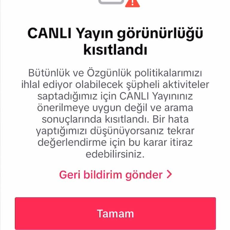 Canlı Yayın İhlal Sorunu: Sürekli Haksız Kısıtlama
