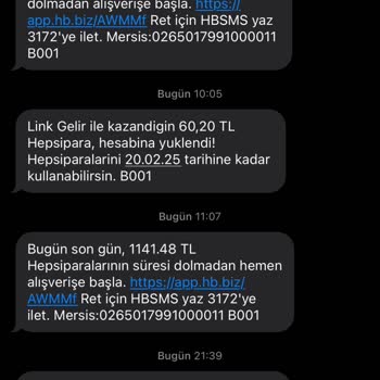 Hepsipay Hepsiburada'da Kullanım Süresi Belirsizliği Mağduriyeti