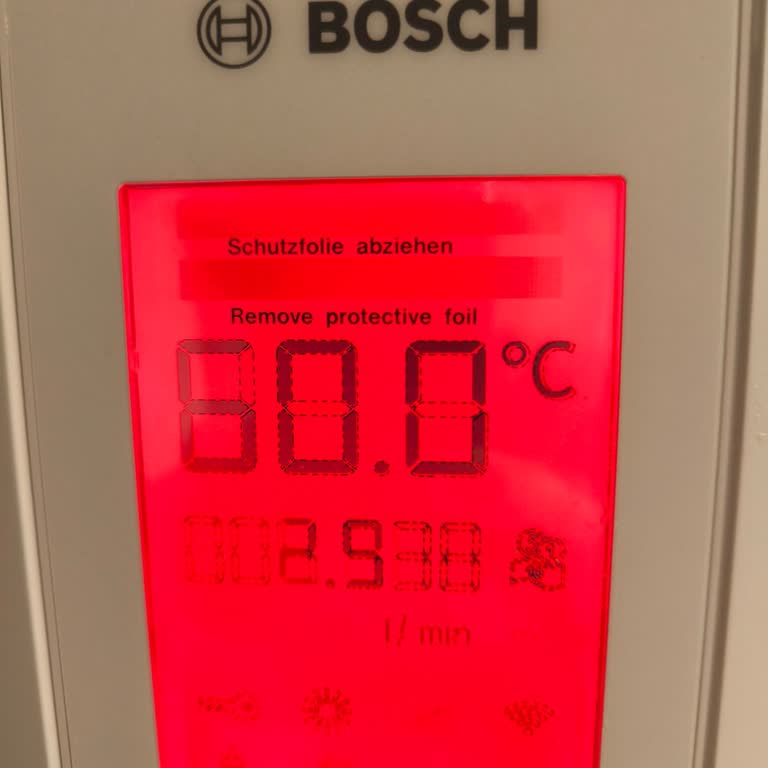 Bosch Su Isıtıcısında Beklenmedik Uyarı Ve Isıtma Sorunu