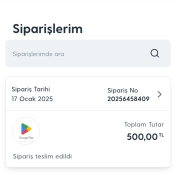 Geçersiz Google Play Kartı Sorunu