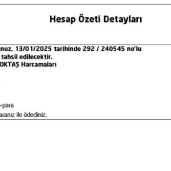 Chip Para Ödemesi Kabul Edilmiyor