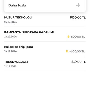Chip Para Ödemesi Kabul Edilmiyor