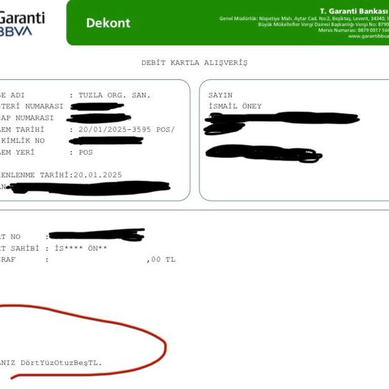 Online Bilet Alımında Kesilen Ücretin İadesi Talebi