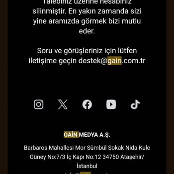 Hesap Silinmesine Rağmen Haksız Ödeme Alındı