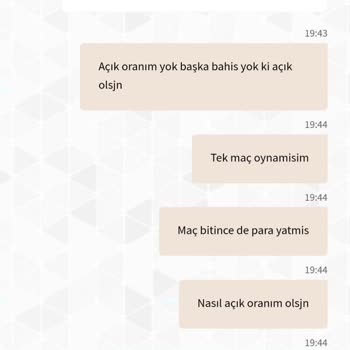 Bahis Kazancım Silindi Ve Param İade Edilmedi