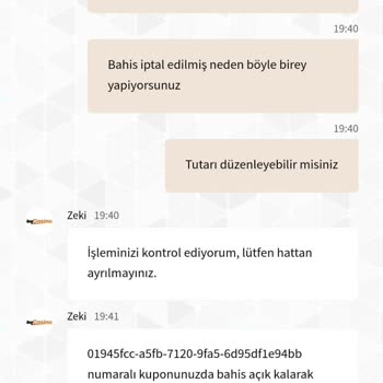 Bahis Kazancım Silindi Ve Param İade Edilmedi