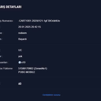 Midas Buy'dan Alınan UC Kodları Hesaba Geçmedi