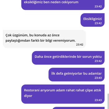 Getir Siparişi Ve İletişim Sorunları