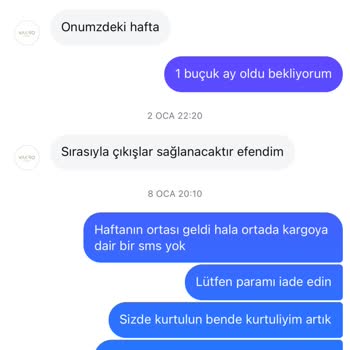 İki Aydır Teslim Edilmeyen Kaban Ve İade Sorunu