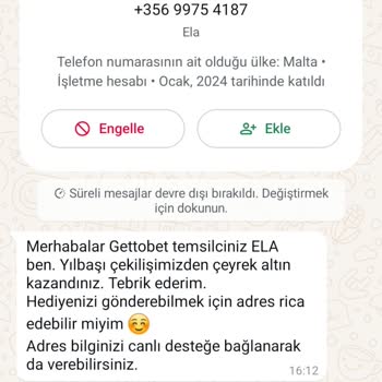 Yılbaşı Çekilişi Kazancım Gönderilmiyor