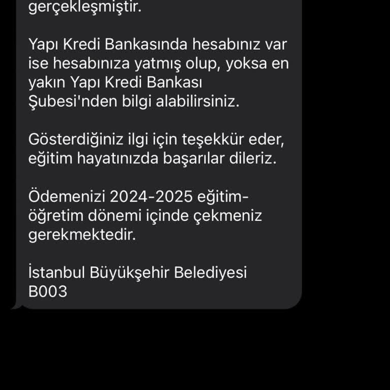 Burs Ödemesi Hakkında Karışıklık