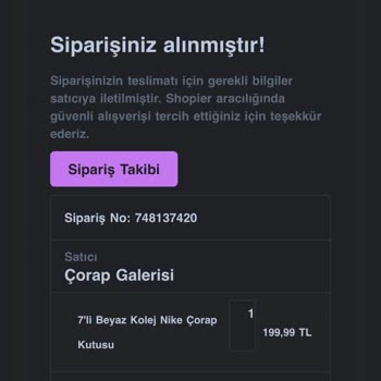 Shopier Üzerinden Sipariş Sorunu Ve İletişim Eksikliği