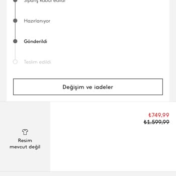 Mango Online Siparişinde 1 Aylık Teslimat Sorunu