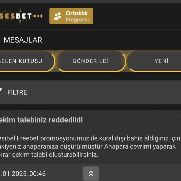 Sesbet Promosyon Katılımında Çekim İptali Ve Yanıltıcı Bilgi