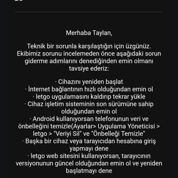 Letgo İlan Yayınlanmama Sorunu: Çözüm Bekleyen Müşteri