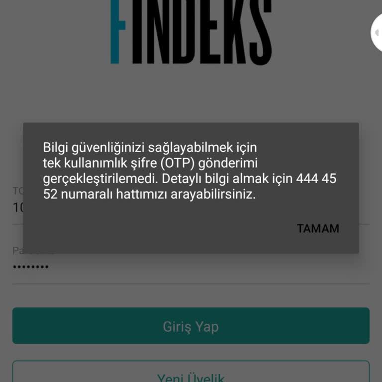 Findeks Giriş Sorunu Ve Müşteri Hizmetlerine Ulaşamama