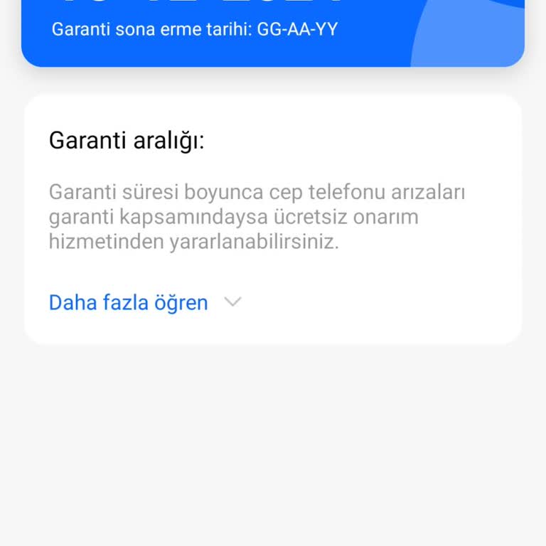 Yeni Alınan Telefonun Garanti Sorunu