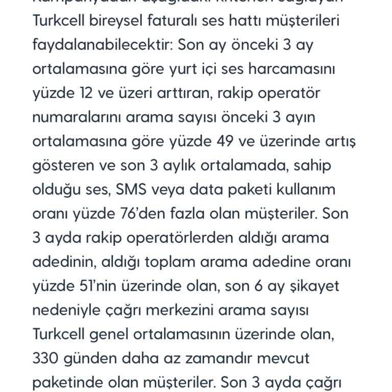 Turkcell'in Karmaşık Tarifeleri Ve Müşteri Memnuniyetsizliği