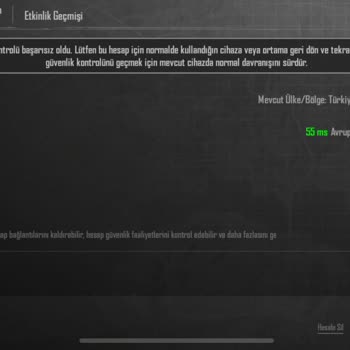 PUBG Mobile Hesabımda Kimlik Doğrulama Sorunu