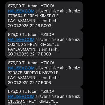 Bilinmeyen İşlemlerle Karşı Karşıya Kaldım