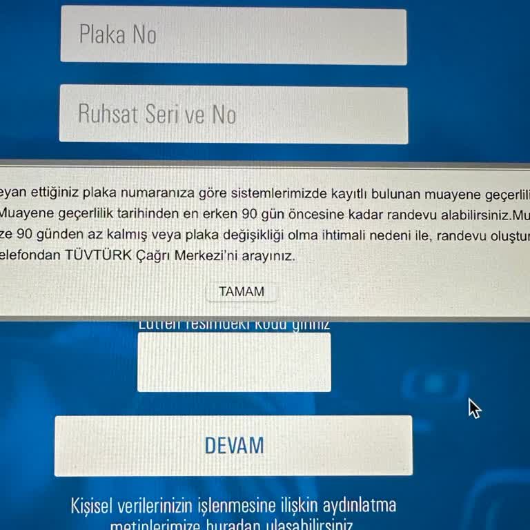 Muayene Süresi Hatası Ve Acil Yardım Talebi