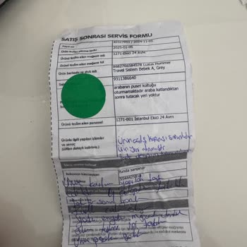 Bebek Arabası Sorunu Ve Yetersiz Servis Desteği