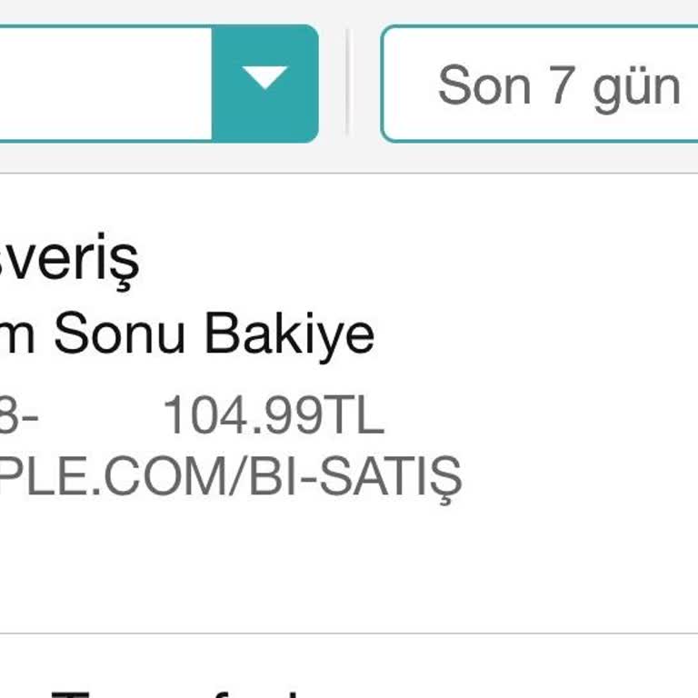 Bilinmeyen Apple Satışı: Hesabımdan İzinsiz Para Çekimi