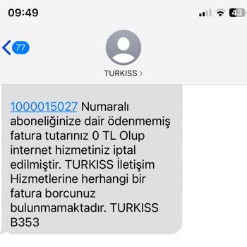 İnternet Servisi Kabusu: İptal Ettim Ama Borç Bitmedi