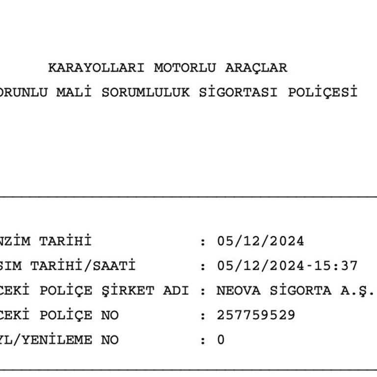 Sigorta Poliçesi Düzenleme Ve İptal Sürecinde Yaşanan Mağduriyet