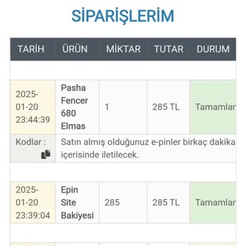 Epin.com.tr'den Alınan E-pin Teslim Edilmedi