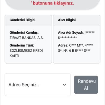 Kredi Kartım Adresimde Olmama Rağmen Teslim Edilmedi