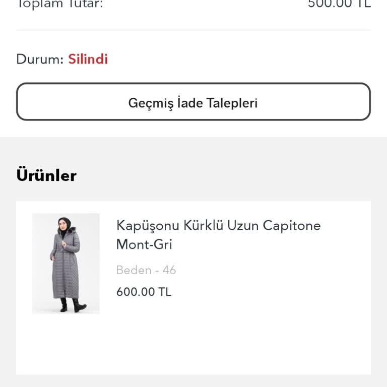 Modanisa'da Sipariş İptali Ve İletişim Sorunu